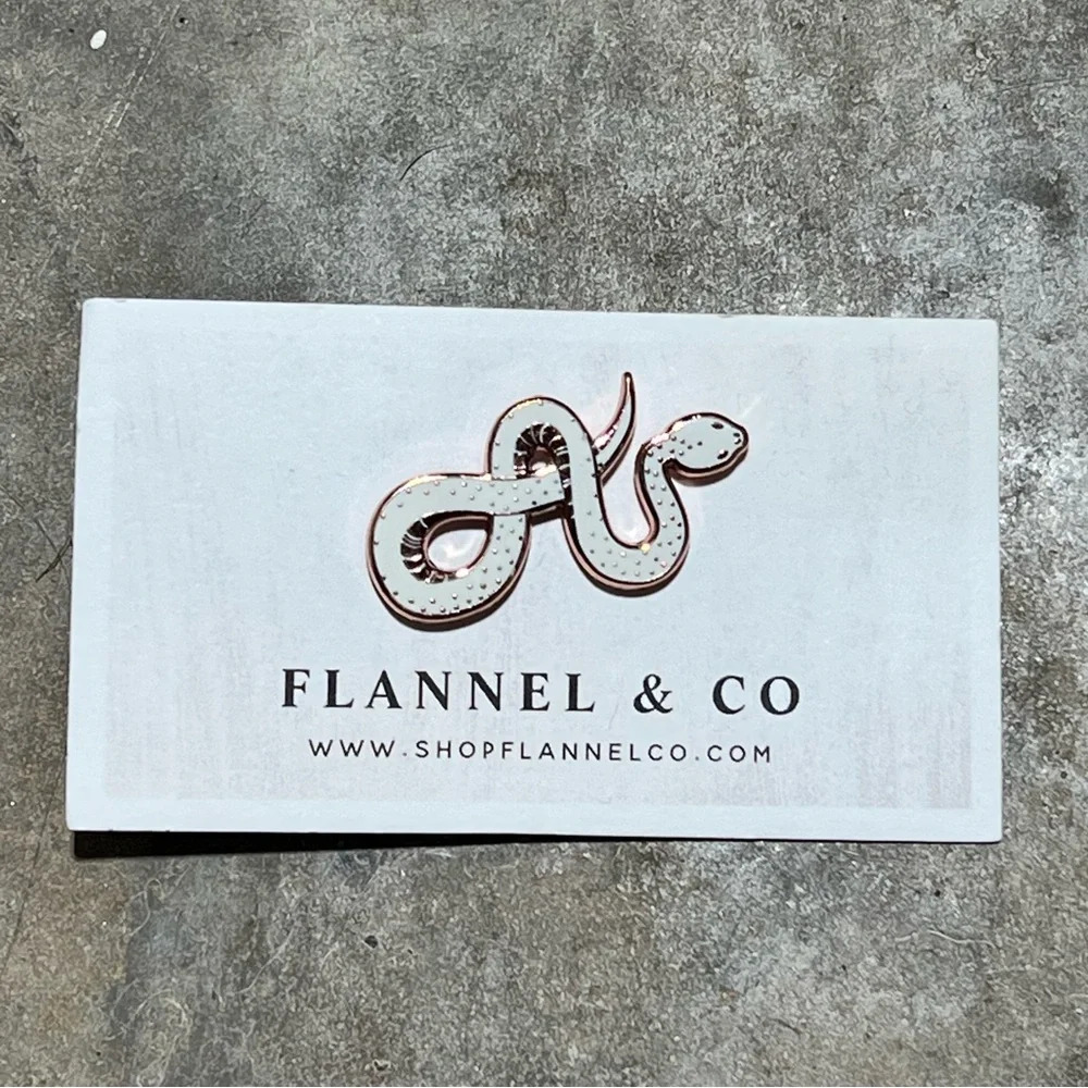 Enamel Snake Pin